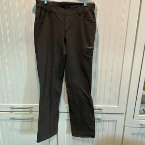 Duluth Trading Co Fleece-Lined Dark Gray Utility Pants - Size 4